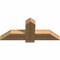 Ekena Millwork Eugene Smooth Timber Gable Bracket, Western Red Cedar, 36"W x 15"H x 3 1/2"D x 5 1/2"F, 10/12 Pitch GBW036X15X0406EUG00SWR - alternate 3